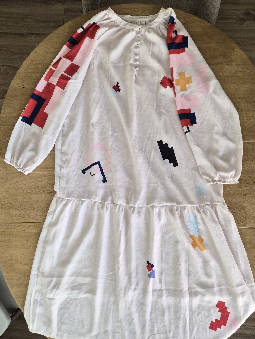 Ukranian Brand Replica/Inspired A-Line 3/4 Sleeve Dress